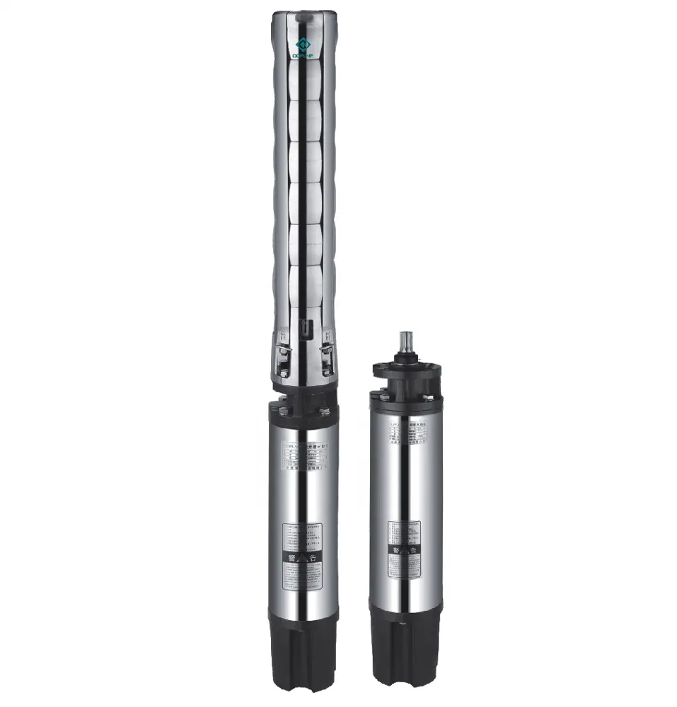 QQPump 6SP30/16 haute efficacité de travail triphasé 20 Hp système d'irrigation par aspersion pompe à eau submersible