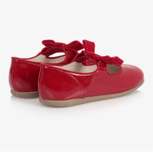Choice zii scarpe per bambini all'ingrosso di nuovo arrivo bambine in vernice lucida rossa Mary Jane per bambini - Product Image 4