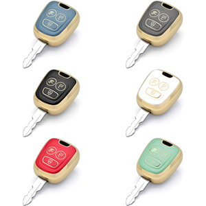 Funda Protectora para Llaves <span class=keywords><strong>de</strong></span> Coche <span class=keywords><strong>de</strong></span> TPU para Peugeot 206 207 307, Multicolor, Resistente al Desgaste, Fabricada por DM Professional - Product Image 2