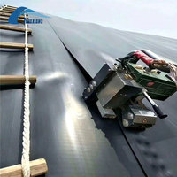 Machine à souder les géomembranes en plastique TWINNY T5 T7 230V HDPE pour matériaux imperméables HDPE PVC EPDM, capable de souder 0,3-3 mm