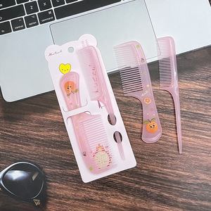 ชุดหวีผมน่ารักคาวาอิ 2 ชิ้น หวีผลไม้สีแดง - Product Image 4