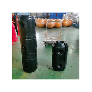 300*1000*125mm LLDPE biển nạo vét ống phao đầy nhựa nổi rào cản Đen Cáp nổi - Product Image 1