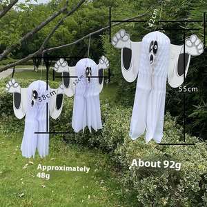 Nuevo Adorno Colgante de Panal de Papel con Diseño de Fantasma para Halloween, Decoración Festiva para Fiestas, Embalaje Sencillo - Product Image 4