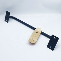 Nouvelles rails de fingerboard en acier noir, skateboards à doigts 32 cm, obstacle de fingerboard en acier massif