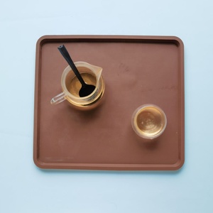 Tappetino in Silicone con bordo perimetrale foglio resistente al calore Pad impermeabile protezione per bancone da cucina tappetini artigianali tovaglietta antiscivolo - Product Image 3