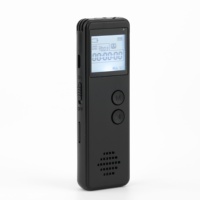 Professionnel Multi-fonction Usb Lcd Mini Enregistreur Vocal Support Lecteur Mp3 Dictaphone Carte de Support à 64gb