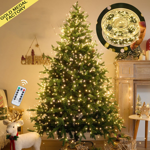 Guirlande lumineuse LED de Noël avec télécommande, fil de cuivre, lumières féériques étoilées pour arbre de Noël, guirlande, fête, mariage, décoration intérieure et extérieure - Product Image 1
