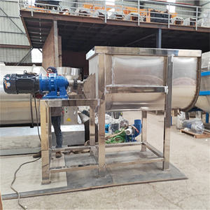 Mezclador de líquido de lavandería de sal industrial Mezclador tipo U de acero inoxidable 304 grueso Mezclador de correa de tornillo doble Cincuenta - Product Image 5