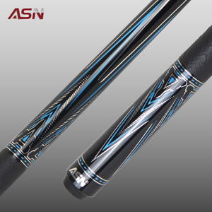 Queue de billard ASNCUE-A-01 Center Pool avec pointe de 12,5 mm et fût en fibre de carbone de 58 pouces (19,5 oz), 2 pièces - Product Image 5