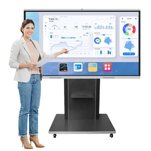 Pantalla electrónica de 75 pulgadas para oficina de niños, pizarra blanca inteligente con <span class=keywords><strong>Panel</strong></span> plano Digital para escuela, precio electrónico para aula - Product Image 1