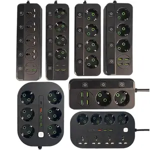 Power Strip với USB prise electrique italienne bức tranh tường USB-C pcs sạc cáp sàn đôi sạc mét AiWa ổ cắm Bộ 40 pcs