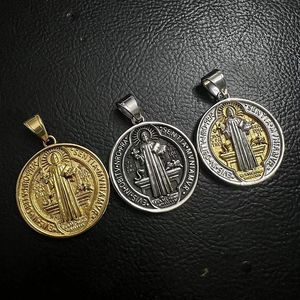 Colgantes de santos católicos asistidos Collar de crucifijo de San Cristóbal Lázaro Benito Michael <span class=keywords><strong>St</strong></span> <span class=keywords><strong>Benedict</strong></span> - Product Image 2