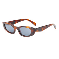 Lunettes de soleil ovales tendance pour femmes 2026 Logo Lunettes de soleil rétro à monture petite Unisexe Lunettes de soleil polarisées en acétate