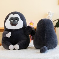 2025 AIFEI jouet blanc face singe moche mignon Lotus gorille en peluche jouet enfants dormir poupée oreiller