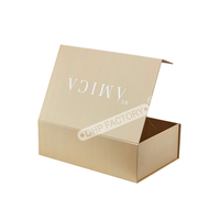 Boîte cadeau pliante magnétique de luxe personnalisée, boîte d'emballage rigide en carton avec aimant, boîte à chaussures en papier avec ruban