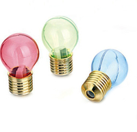 Taille-crayon mignon d'étudiant d'école de globe de lampe d'ampoule en plastique de bureau