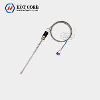 Sonde de température Pt100 en platine, résistance thermique, étanche, acier inoxydable, électrique, domestique, K/E