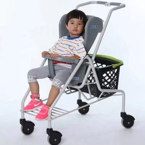 عربة أطفال للمطار مع سلة، عربة تسوق فولاذية للأطفال، الأكثر مبيعًا - Product Image 2