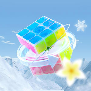 Gowing Ice Amber Series <span class=keywords><strong>Cubos</strong></span> brillantes Juguetes de rompecabezas que combinan inteligencia y belleza estética - Product Image 5