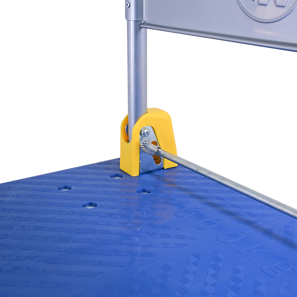 60*90cm Foldable Trolley Platform Hand Cart Plastic Hand Trucks 400 kg for Transportation