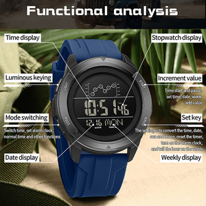 Reloj Deportivo Digital SANDA 2198 para Estudiantes de Secundaria y Preparatoria, Reloj de Pulsera Multifunción Resistente al Agua con Alarma - Product Image 6