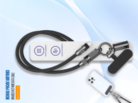 Lanière de téléphone universelle réglable en nylon, à bandoulière, avec support pour téléphone, pour iOS et ordinateur – Vente chaude en gros