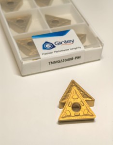 Insert de coupe en carbure pour tour Ginley Factory TNMG160404 TNMG160408 TNMG160412 TNMG TNMG220404 TNMG220408 - Product Image 1