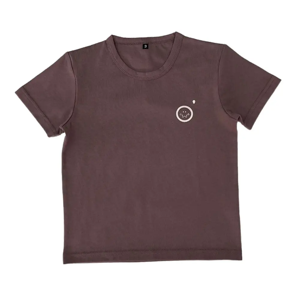 T-Shirt personnalisé pour bébé garçon vêtements d'été pour enfants t-shirts en coton doux pour tout-petits t-shirts confortables et respirants en coton uni pour enfants