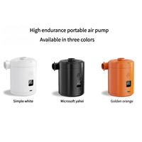 5200mAh USB Rechargeable Pompe à Air Électrique Haute Vitesse LCD Affichage Gonfleur Dégonfleur pour Camping Matelas et Piscine Gonflables