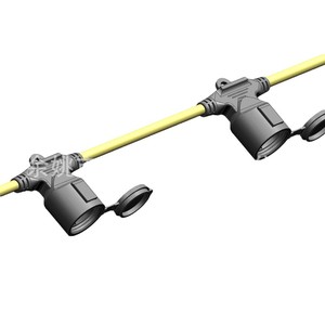 สายไฟ AC แบบ CEE ตัวผู้ IEC ตัวเมีย 1 ช่องเสียบ 16A สาย PVC ชนิด SJTOW สายต่อพ่วง - Product Image 5