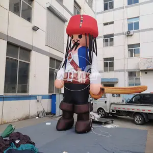 Disfraz de pirata inflable, película de personaje de dibujos animados, festival, publicidad al aire libre, crucero