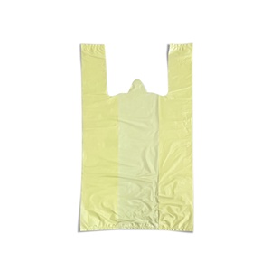 Sacs d'épicerie écologiques en HDPE personnalisés, sacs de supermarché biodégradables en plastique - Product Image 2