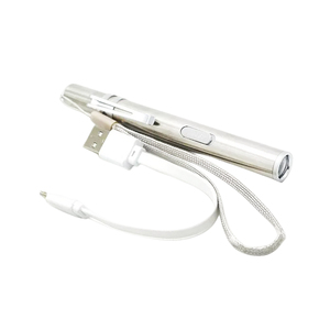 Professional Portable Mini LED Torch USB Rechargeable Handy Pen Light for Medical Professionals and Promotional Purposes