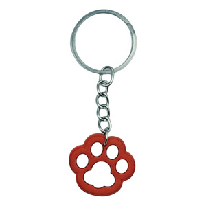 Portachiavi 3D a forma di zampa di gatto, morbido ciondolo a forma di zampa di animale, ciondolo per borsa, portachiavi a zampa di gatto multicolore per borsa, Kerring - Product Image 5