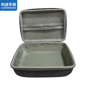 Étui de protection Lijinshoudai pour instruments, sac de rangement rigide en EVA avec poche en filet, noir, emballage électronique 3C - Product Image 1
