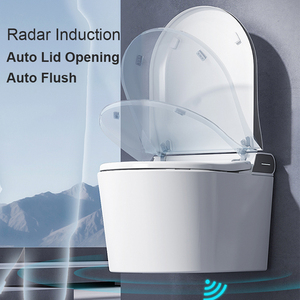 WC intelligent mural avec télécommande, siège chauffant, pression <span class=keywords><strong>d</strong></span>'<span class=keywords><strong>eau</strong></span> réglable, lavage féminin pour le confort des femmes - Product Image 6