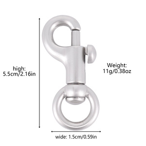 Porte-clés en alliage, crochets et accessoires, pendentifs pour sacs, porte-clés de voiture, en alliage de zinc. - Product Image 4
