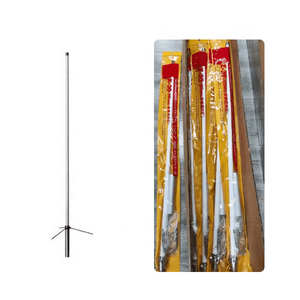 Antenne extérieure double bande VHF/UHF en fibre de verre 1,3 m x 30 cm, 1,7 m x 50 cm, 2 m 70 cm, avec connecteur SO239 N-Femelle, motif diamant - Product Image 3