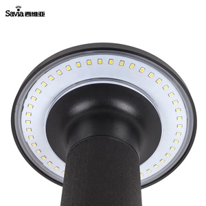 Luminaria Exterior Moderna Savia, Impermeable IP44, Tipo Bolardo, Placa de 8W, 3000K, Antracita, Iluminación de Jardín, Lámpara de Poste de Plástico - Product Image 6