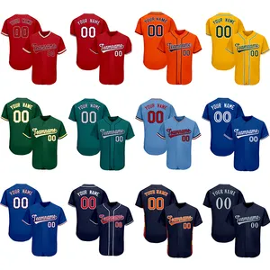 Maillot de Baseball professionnel, vente en gros, impression par Sublimation, nom de l'équipe, séchage rapide, vêtements de sport