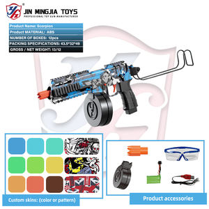 Scorpion Blaster listrik untuk mainan pistol Burst & Splatter launche dengan roda nilon untuk menembak & memerangi senapan dewasa untuk pistol mainan - Product Image 4