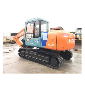 Vente flash : Excavatrices d'occasion de 12 tonnes à faible nombre d'heures de travail, Hitachi Zaxis 120 Ex120, excavatrice sur chenilles en excellent état - Product Image 1