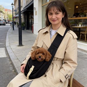 Borsa Trasportino Leggera <span class=keywords><strong>per</strong></span> Animali Domestici, Pieghevole e Portatile, Prodotti da Viaggio, Borsa Morbida <span class=keywords><strong>per</strong></span> Cani e Gatti di Piccola Taglia - Product Image 1