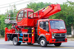 รถบรรทุกติดตั้งเครนยกของแบบยืดหดได้ DONGFENG 4x2 ระยะยกสูง 20-45 เมตร ผลิตจากโรงงานโดยตรง - Product Image 6