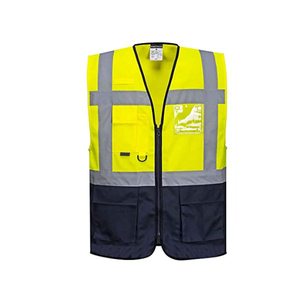 CITICITY Chalecos Reflectantes de Seguridad de Alta Visibilidad Clase 2 para Ingenieros de Construcción con Bolsillos - Product Image 1