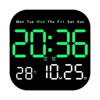 2025 Fabrik Direkt verkauf nach Hause Wohnzimmer Countdown-Timer LED Wanduhr kreative Desktop-Wecker LED-Uhr
