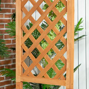 Panchina da Giardino in <span class=keywords><strong>Legno</strong></span> di Cedro Rosso Occidentale con Pergola e 2 Tralicci, Realizzata Artigianalmente - Product Image 3