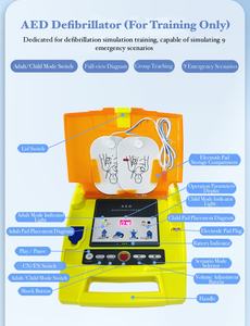 Desfibrilador Externo Automático al por Mayor para Entrenamiento de RCP de Emergencia, Modelo Anatómico para Primeros Auxilios y Ciencias Médicas - Product Image 4