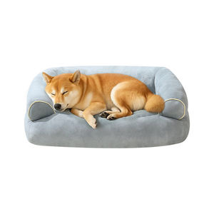 Luxus Kau sicheres Soft Memory Foam Hunde-und Katzen bett Sofa mit abnehmbarem Bezug XL-Größe Buntes, tief schlafendes, beruhigendes Haustier bett - Product Image 1