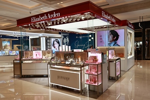 Make-up truy cập mỹ phẩm tự nhiên cửa hàng bán lẻ lịch thi đấu kệ trưng bày showroom di động hiển thị đứng - Product Image 2